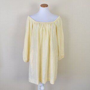 Back Beat Co. Rory Linen Dress XS